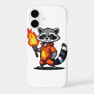 Racoon with Torch