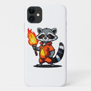 Racoon with Torch Case-Mate iPhone Case