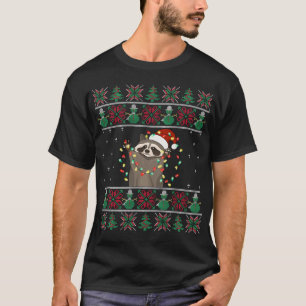 Racoon Xmas Lights Racoon Ugly Christmas Sweater
