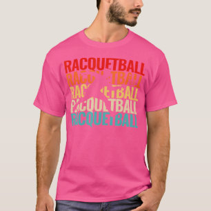 Racquet Sport And Team Sport Boys Racquetball Funn T-Shirt