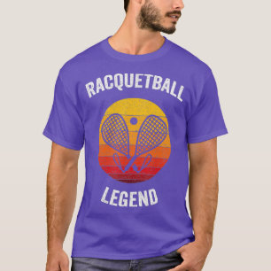Racquetball Legend  Vintage Tennis Racquet Ball T-Shirt