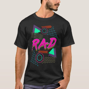 Rad 1980s Vintage Eighties Costume Party T-Shirt