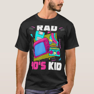 Rad 90s Kid 1990s Aesthetic Nostalgia 90s Baby T-Shirt
