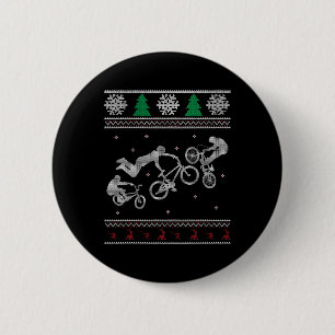 Rad Bmx Shirt - Christmas In July - Snowflake Shir 6 Cm Round Badge