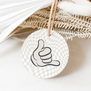 Rad Cool Dude Boys Retro Skater Birthday Favour Tags