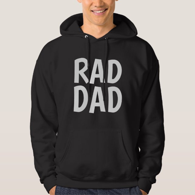 RAD DAD, Black T-shirts & Hoodies (Front)