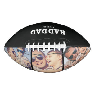 Rad Dad Est. Retro 3 Photo Football