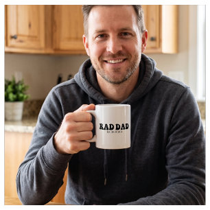 Rad Dad Est. Retro Mug