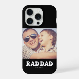 Rad Dad Est. Retro Photo iPhone 15 Pro Case
