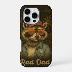 Rad Dad Funny Happy Father's Day Vintage iPhone 16 Pro Case