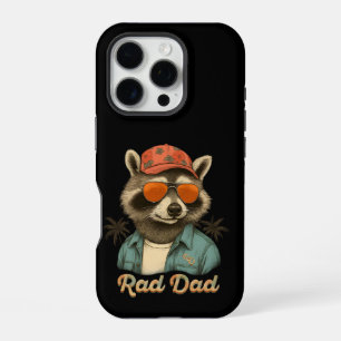 Rad Dad Funny Happy Father's Day Vintage iPhone 16 Pro Case