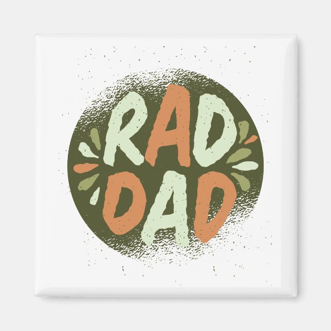 Rad Dad Magnet (Front)