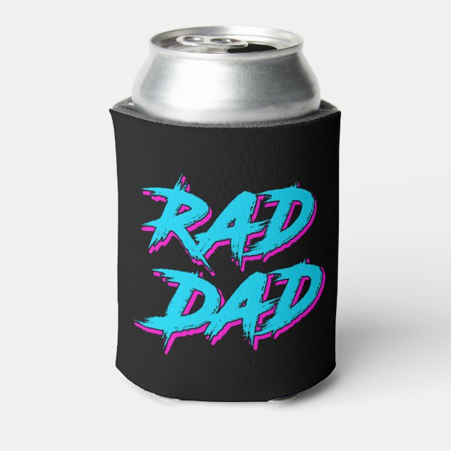 Rad Dad Retro 80's Can Cooler (Can Back)