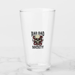 Rad Dad Society Vintage Skull Snake Shirt Design_1 Glass