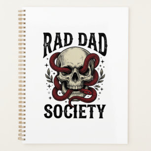 Rad Dad Society Vintage Skull Snake Shirt Design_1 Planner