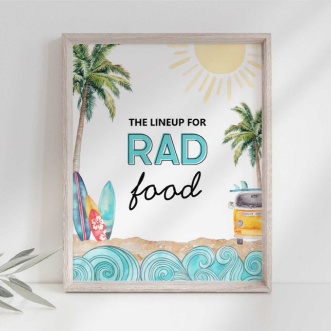 Rad Food Party Sign (Creator Uploaded)