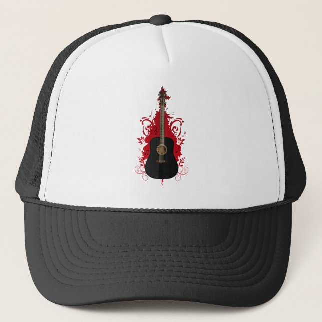Rad Guitar Trucker Hat (Front)