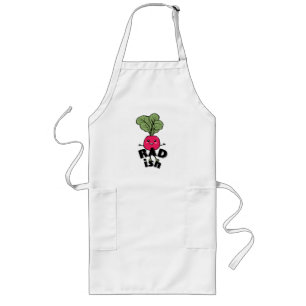 RAD-ISH Radish Garden Funny Design, Kitchen Apron
