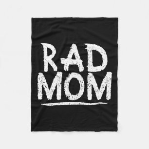Rad mom mama granny nana mothers day fleece blanket