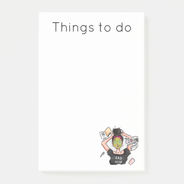 Rad Mum Post-it Notes (Front)