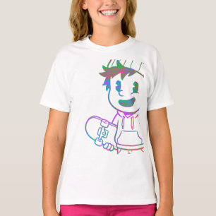 Rad Orange: Skater Boy Retro T-Shirt