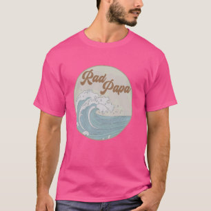 Rad Papa The Big One 1st Birthday Surf Family Matc T-Shirt