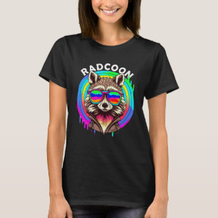 Rad Racoon Radcoon Animal Sunglasses 80 s Retro S T-Shirt