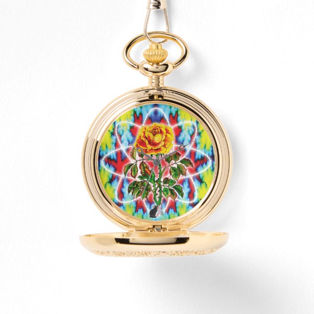 Rad Rad Rose Pocket Watch (Front)