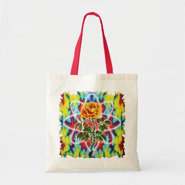 Rad Rad Rose Tote Bag (Front)