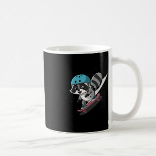 Rad Rocket Raccoon Skateboarding Star Coffee Mug