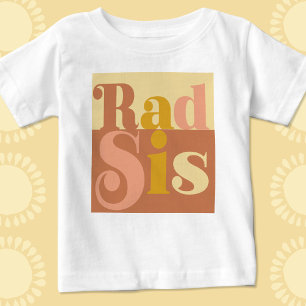 Rad Sis Big Sister Retro Toddler T-Shirt