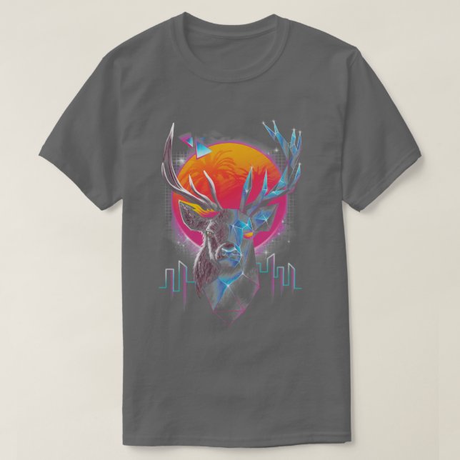 Rad Stag  T-Shirt (Design Front)