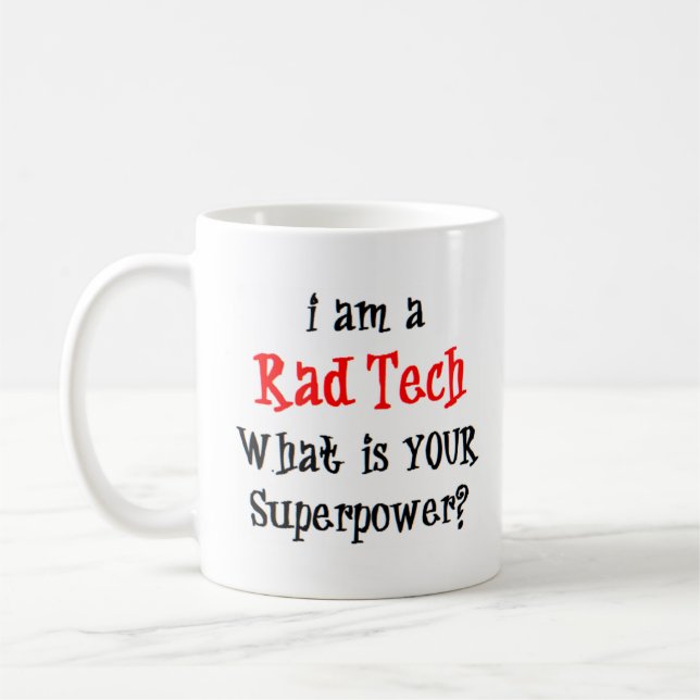 rad tech coffee mug (Left)