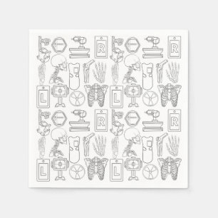 Rad Tech Party Napkin