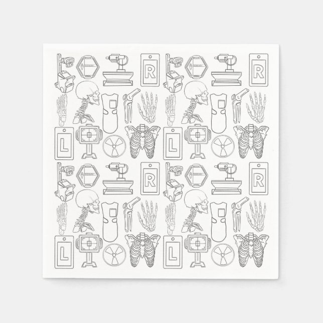 Rad Tech Party Napkin (Front)