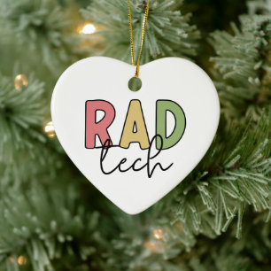 Rad Tech Radiologic Technologist Radiology Ceramic Tree Decoration
