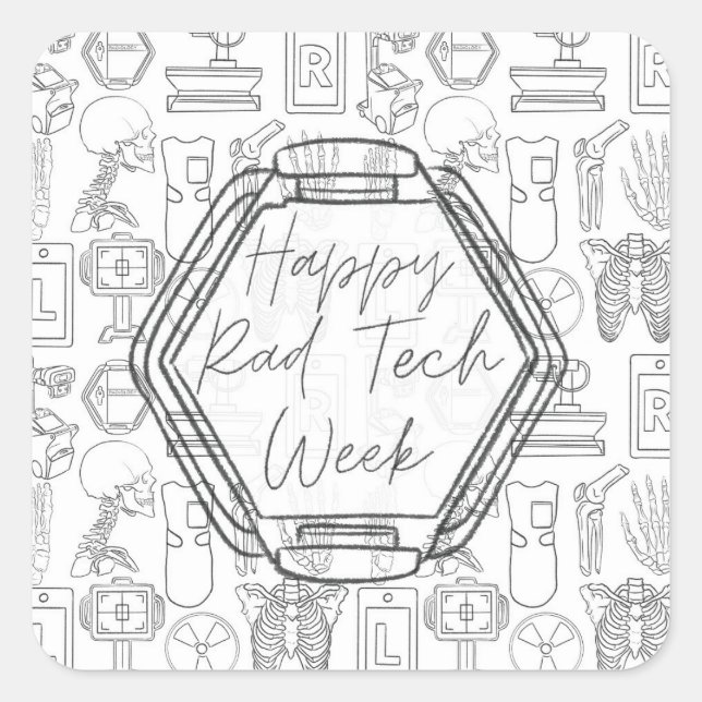 Rad Tech Week Sticker (Front)