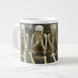Rad techs hear no evil, speak no evil, see no evil large coffee mug