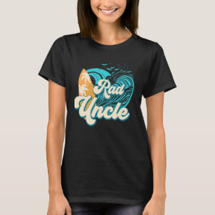 Rad Uncle The Big One 1st Birthday Surf Family Mat T-Shirt