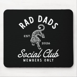 Rad Vintage Dad Est 2026 Fathers Day Dad Life Mouse Pad
