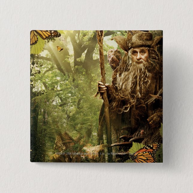 RADAGAST™ in Forest 15 Cm Square Badge (Front)