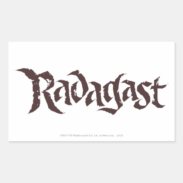 RADAGAST™ Name Solid Rectangular Sticker (Front)