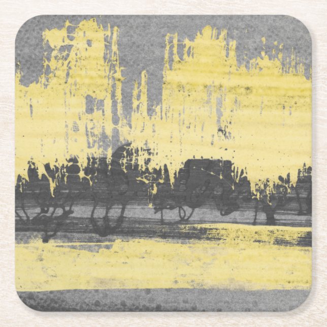 Radar II Square Paper Coaster (Front)