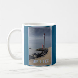 Radar Tower, Oostende Habour, Belgium Coffee Mug