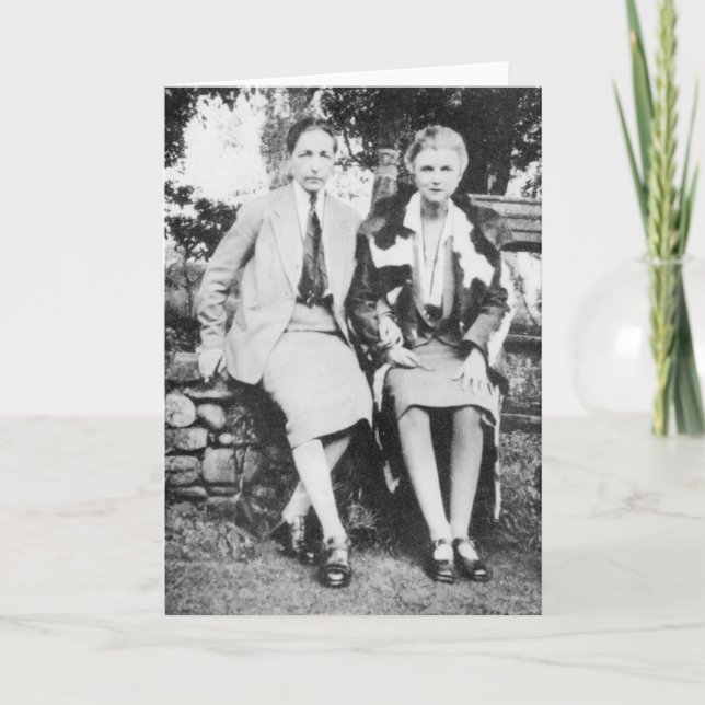 Radclyffe Hall and Una Vincenzo Card (Front)