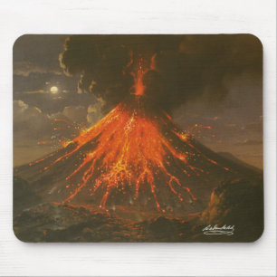 Raden Saleh® Muismat "Mount Merapi on Java" Mouse Pad