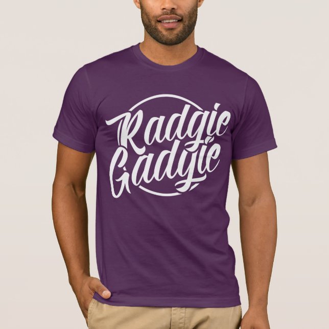 Radgie Gadgie Geordie Newcastle Dialect Tee (Front)