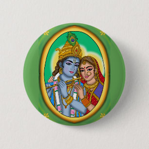 Radha Krishna Button
