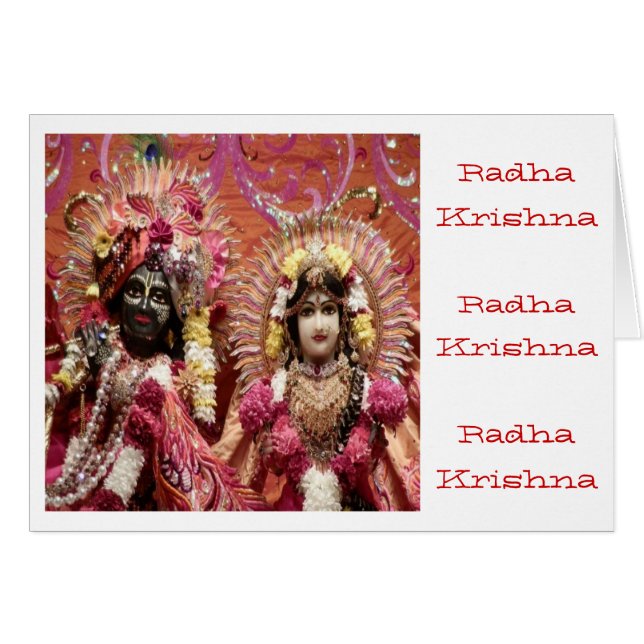 Radha KRISHNA  for Love, Peace n Prosperity (Front Horizontal)
