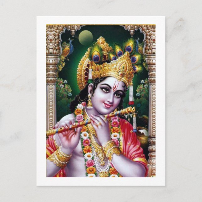 Radha KRISHNA  for Love, Peace n Prosperity Postcard (Front)